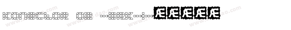 Konector O2 -BRK-1字体转换
